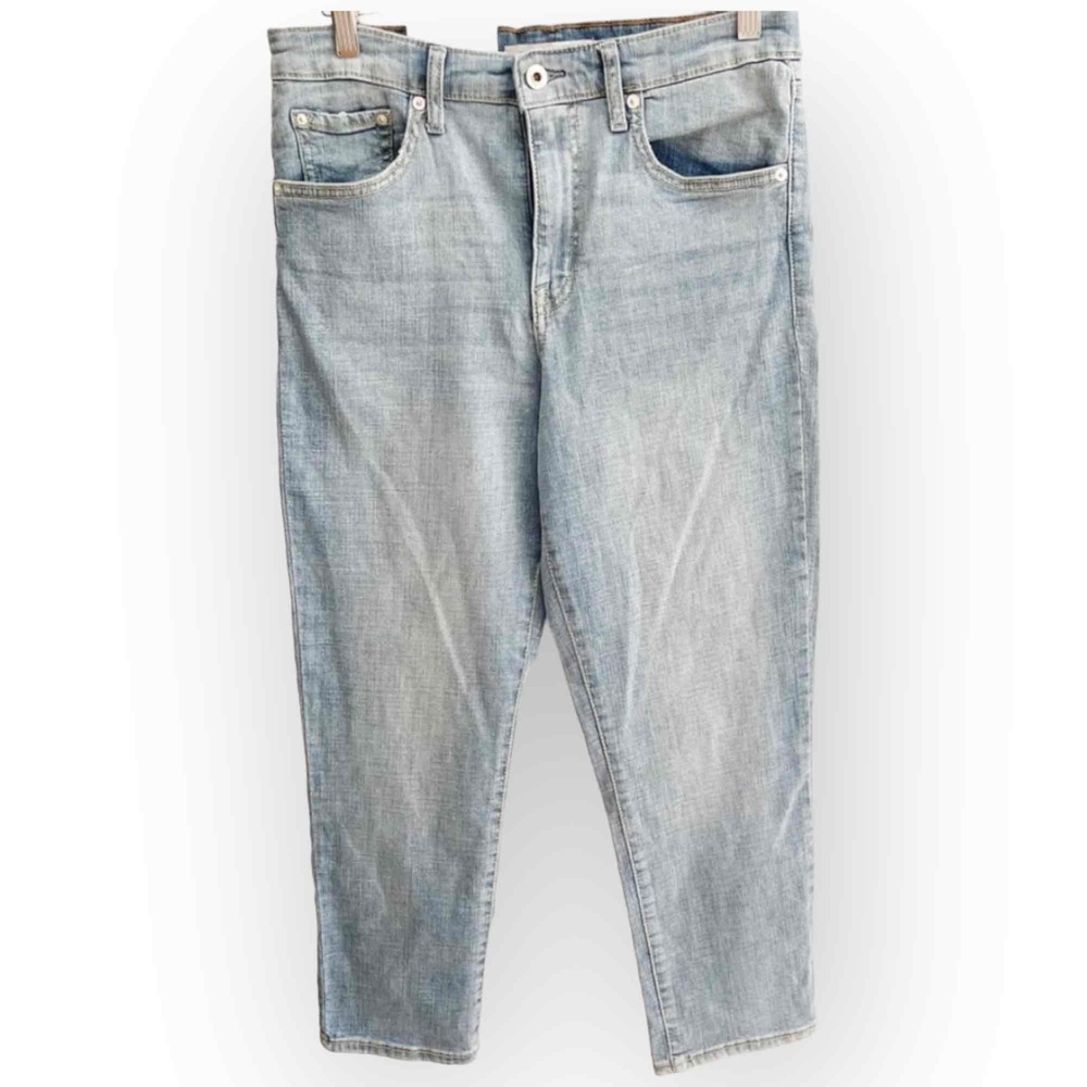 NWT Ella Moss High-Rise Slim Straight Ankle Jeans –Women’s 8/29– Light Wash - Picture 4 of 12